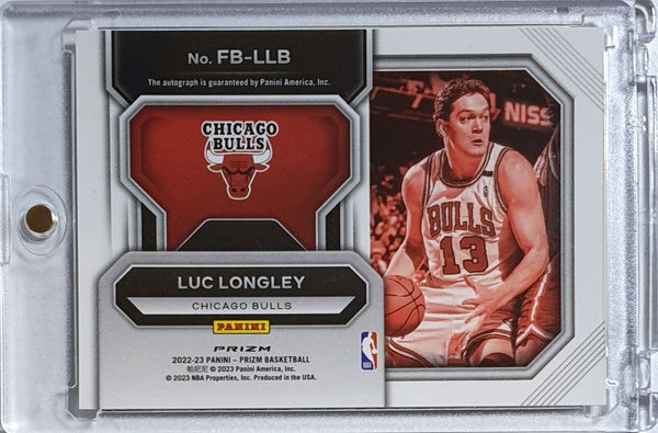 2022 Panini Prizm Luc Longley AUTO FAST BREAK Autographs Holo - Rare