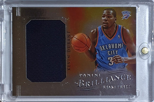 2012 Panini Brilliance Kevin Durant #PATCH Game Worn Jersey - Rare