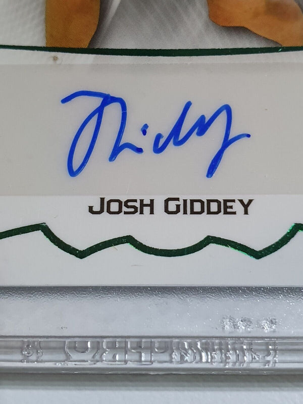 2021 Leaf Memories Josh Giddey Rookie AUTO GREEN /75 XRC - Ready to Grade