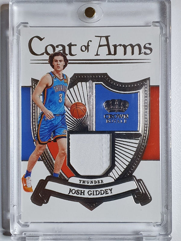 2022 Crown Royale Josh Giddey #PATCH Game Worn Jersey - Rare
