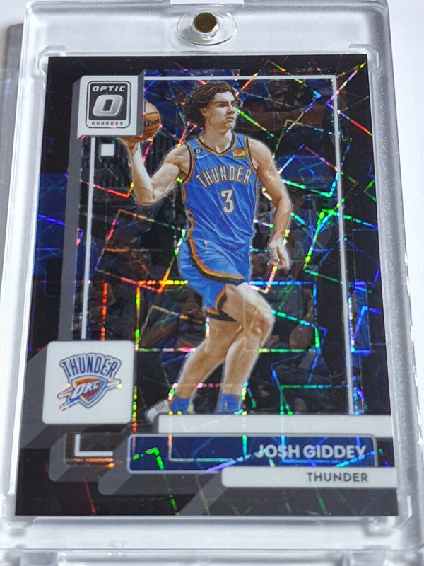 2022 Donruss Optic Josh Giddey#43 BLACK VELOCITY /39 Holo - Ready to Grade