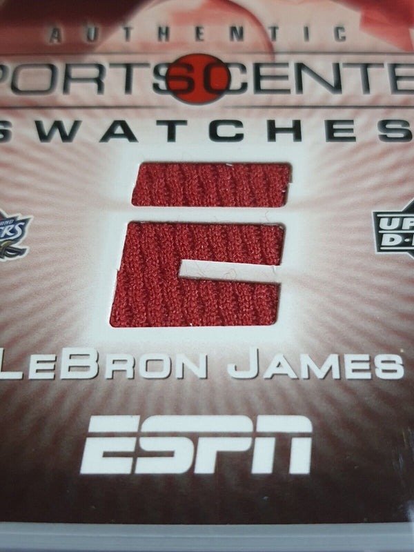 2006 Upper Deck ESPN Lebron James #PATCH Game Worn Jersey - PSA 9 (POP 2)