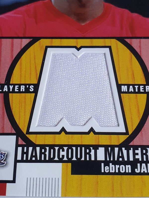 2004 Upper Deck Hardcourt Lebron James #PATCH Game Worn Jersey - Rare