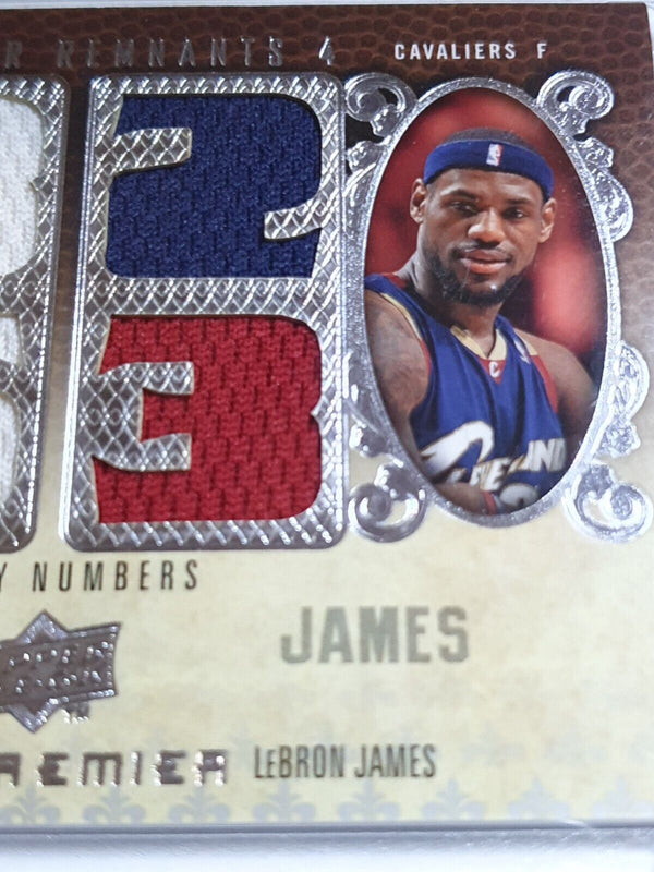 2008 UD Premier LeBron James Kevin Durant QUAD #PATCH /50 Game Worn Jerseys