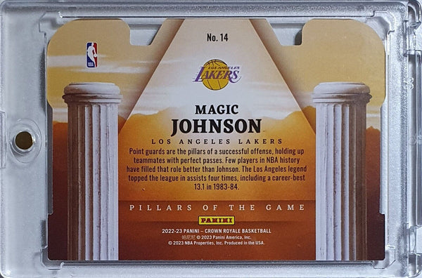 2022 Crown Royale Magic Johnson #14 BRONZE /99 Pillars of the Game - Rare
