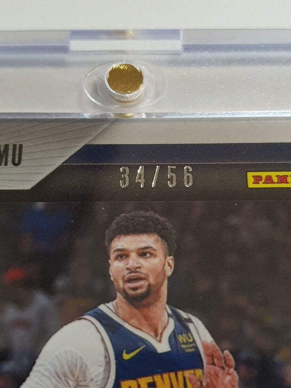 2020 Prizm Jamal Murray #PATCH GREEN CRACKED ICE /56 Game Worn Jersey - Rare