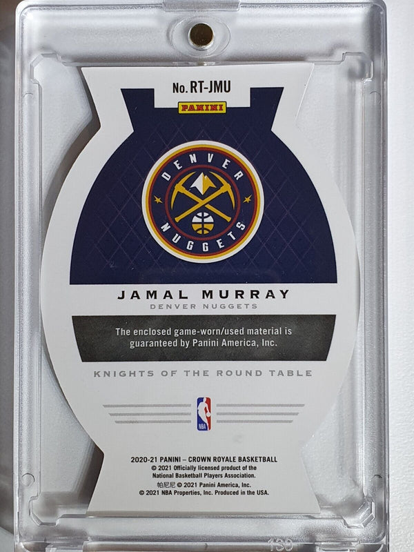 2020 Panini Crown Royale Jamal Murray #PATCH Game Jersey Worn - Rare