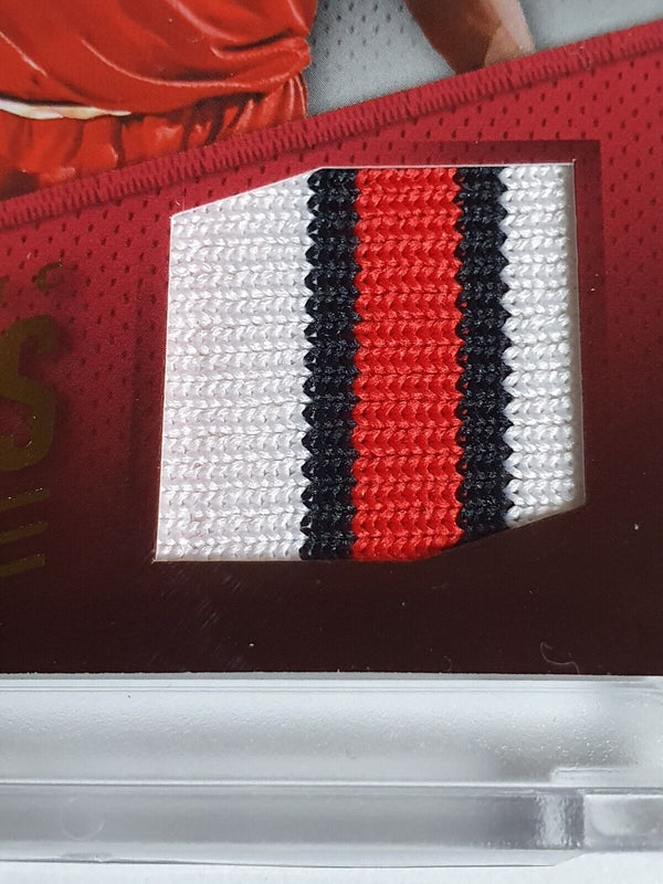 2014 Threads Jimmy Butler  #PATCH PRIME /25 Game Worn 3 Color Jersey - Rare