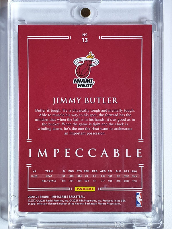 2020 Panini Impeccable Jimmy Butler #13 BRONZE /99 - Ready to Grade