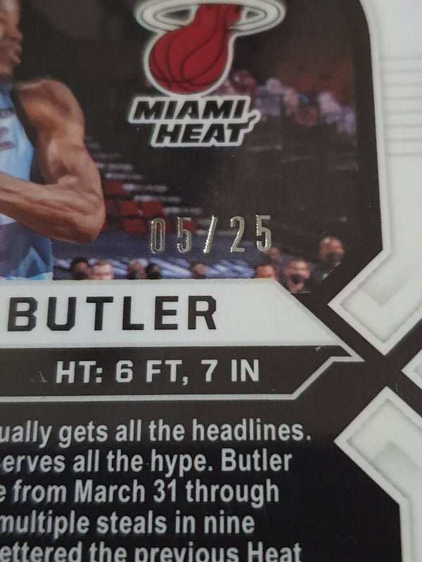 2020 Obsidian Jimmy Butler #27 ELECTRIC ETCH GREEN /25 Holo - Ready to Grade