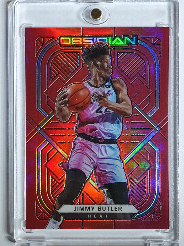 2020 Panini Obsidian Jimmy Butler #27 RED FLOOD - Ready to Grade