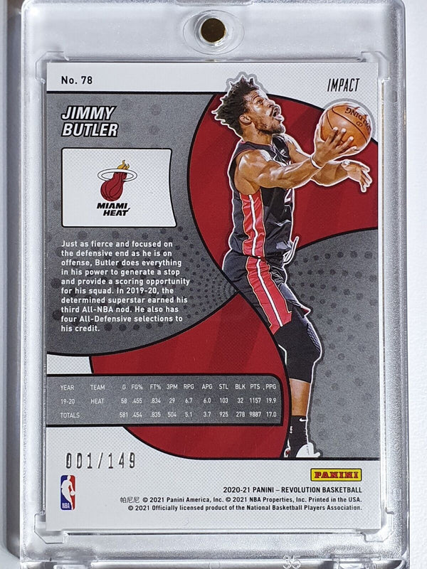 2020 Panini Revolution Jimmy Butler #78 IMPACT /149 Holo - Ready to Grade