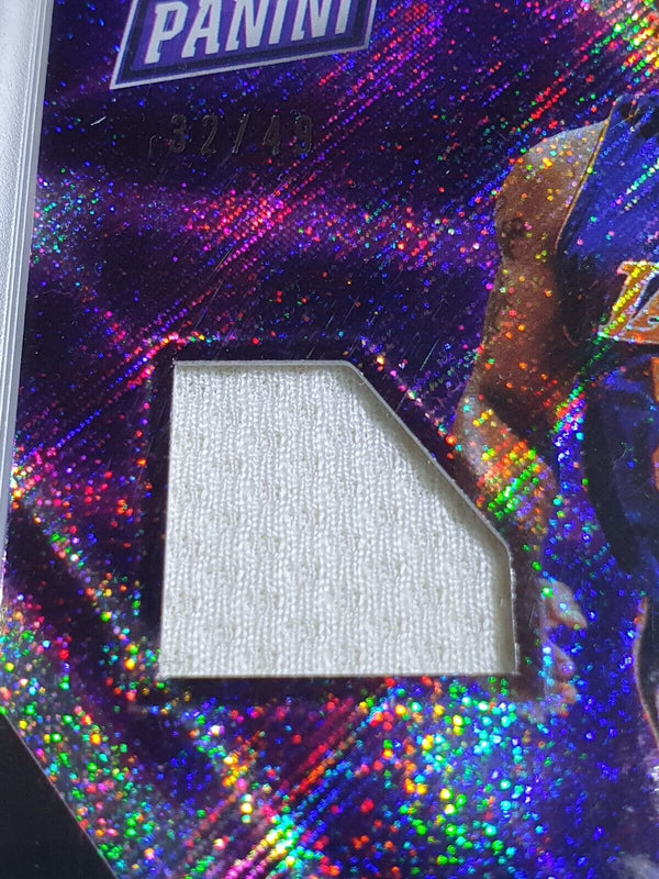 2018 Panini Kobe Bryant #PATCH COSMIC /49 Game Worn Jersey - Rare