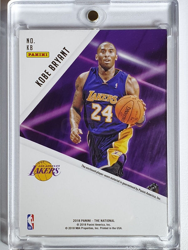 2018 Panini Kobe Bryant #PATCH COSMIC /49 Game Worn Jersey - Rare