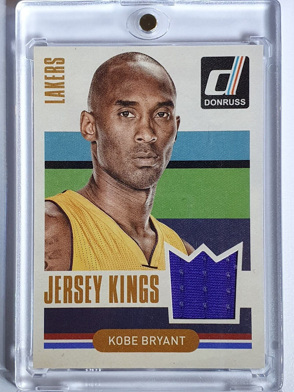 2014 Panini Donruss Kobe Bryant #PATCH Game Worn Jersey - Rare