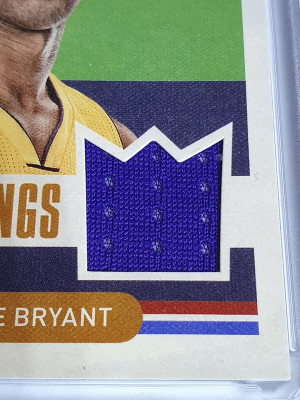 2014 Panini Donruss Kobe Bryant #PATCH Game Worn Jersey - Rare