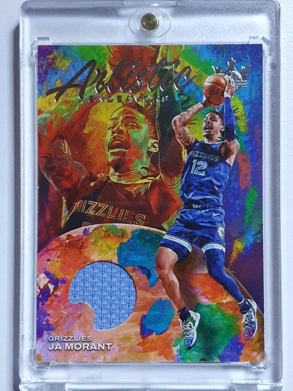 2022 Panini Court Kings Ja Morant #PATCH Game Worn Jersey - Ready to Grade