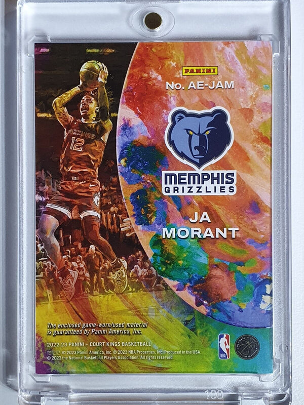 2022 Panini Court Kings Ja Morant #PATCH Game Worn Jersey - Ready to Grade