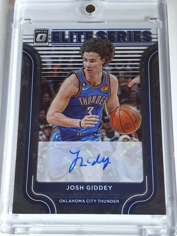 2022 Donruss Optic Josh Giddey AUTO /99 Elite Series Signatures - Ready to Grade