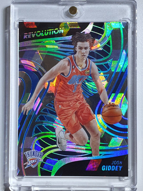 2022 Panini Revolution Josh Giddey #87 CUBIC 01/50 HOLO - Ready to Grade