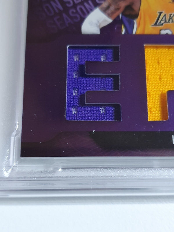 2015 Totally Certified Kobe Bryant PATCH /99 Triple Game Jerseys - PSA 9 (POP 3)