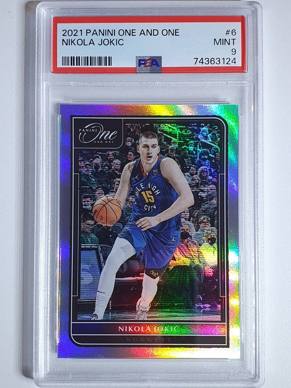 2021 Panini One and One Nikola Jokic #6 HOLO /99 - PSA 9 (POP 4)