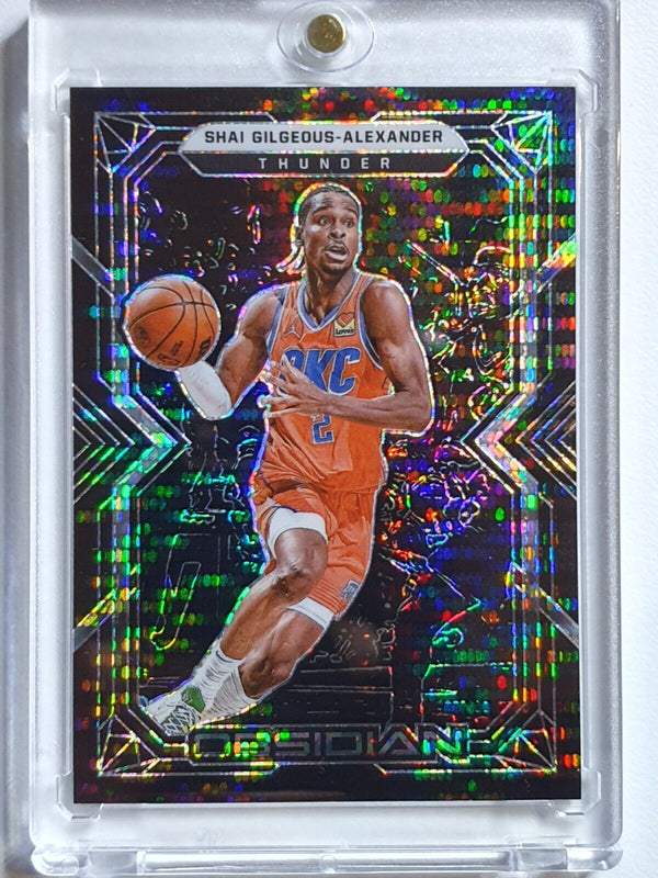 2021 Panini Obsidian Shai Gilgeous-Alexander #5 PULSAR HOLO - Ready to Grade