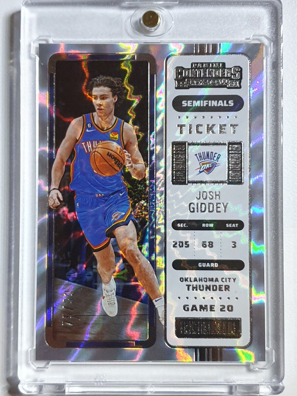 2022 Panini Contenders Josh Giddey #16 SEMIFINALS /99 Holo - Ready to Grade