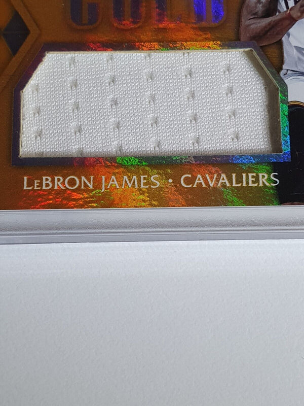 2016 Gold Standard LeBron James #PATCH /49 Game Worn Jersey - Very Rare