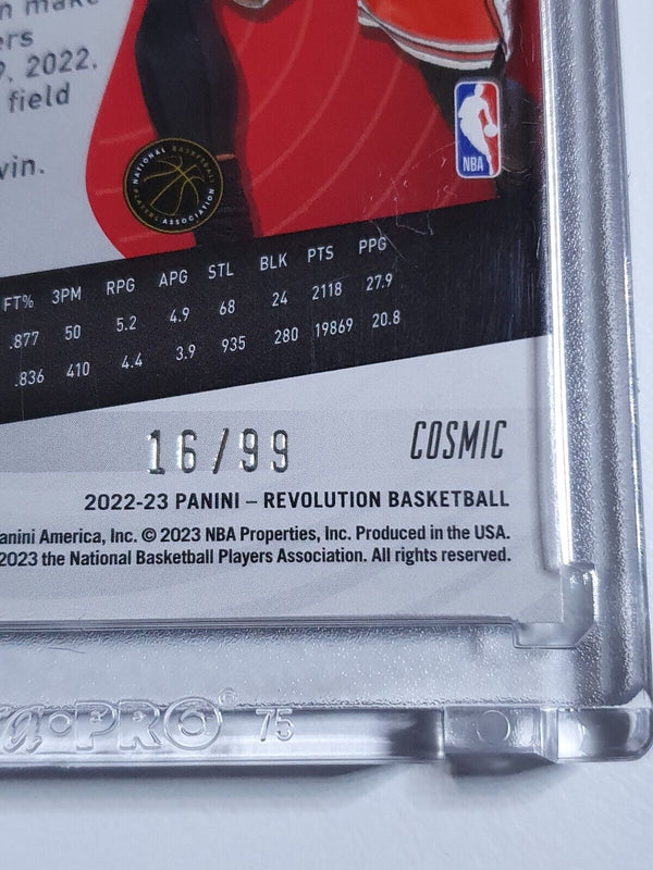 2022 Panini Revolution DeMar DeRozan #89 COSMIC Holo /99 - Ready to Grade