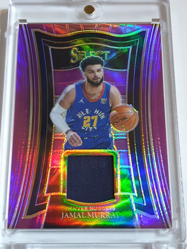 2020 Panini Select Jamal Murray #PATCH PURPLE /99 Game Worn Jersey