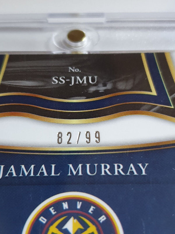 2020 Panini Select Jamal Murray #PATCH PURPLE /99 Game Worn Jersey
