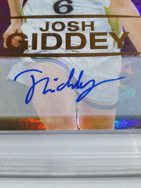 2021 Skybox Metal Universe Josh Giddey Rookie AUTO GOLD Autograph PSA 9 (POP 1)