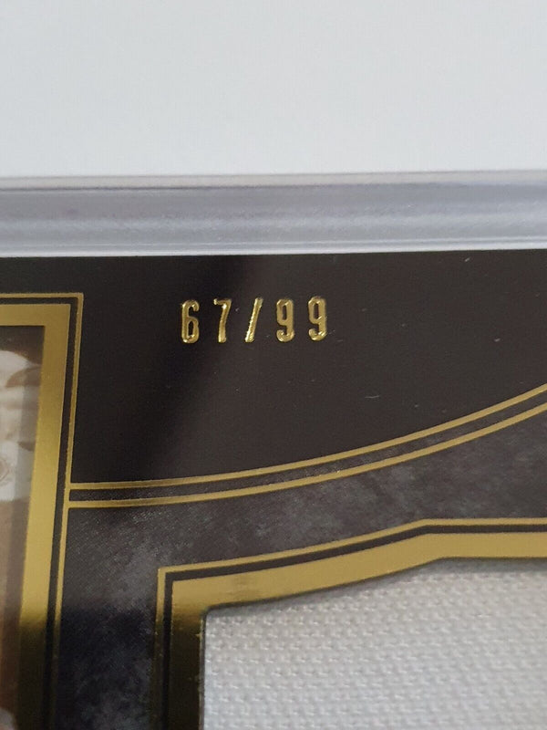 2015 Panini Black Gold Kobe Bryant #PATCH /99 Game Worn Jersey Shadowbox - Rare