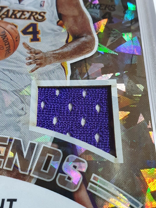 2019 Panini Kobe Bryant #PATCH CRACKED ICE /25 Game Worn Jersey - Rare
