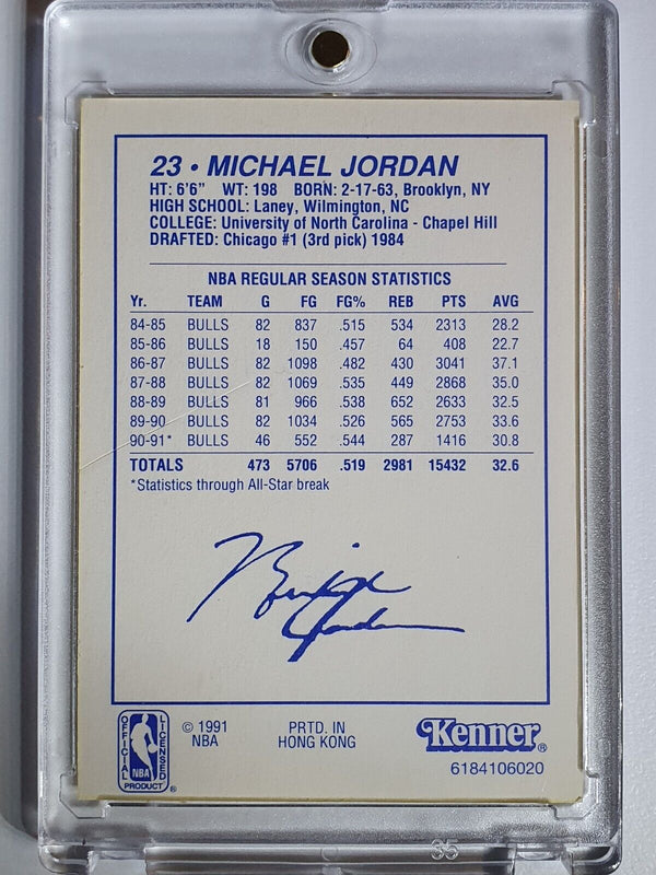 1991 Kenner Michael Jordan Starting Lineup Yellow - Ready to Grade