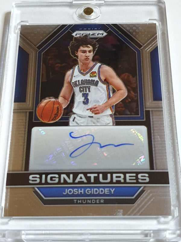 2022 Panini Prizm Josh Giddey AUTO Signatures - Ready to Grade