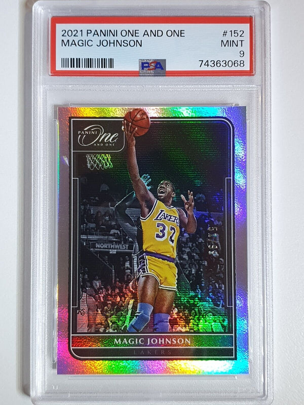 2021 Panini One and One Magic Johnson #152 HOLO /99 - PSA 9 (POP 1)