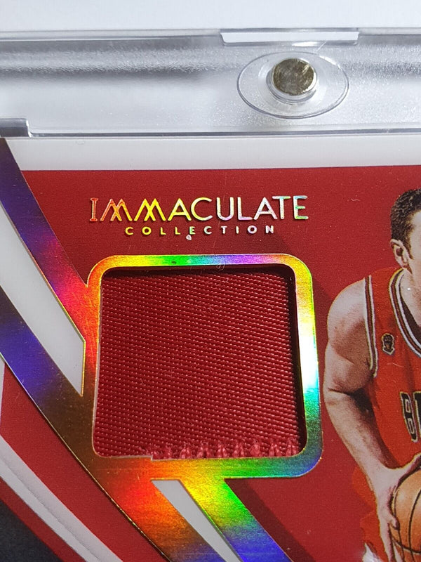 2020 Immaculate Luc Longley #PATCH AUTO GOLD /10 On Card Autograph Game Jersey