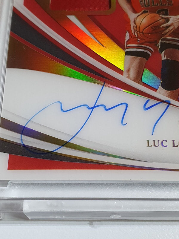 2020 Immaculate Luc Longley #PATCH AUTO GOLD /10 On Card Autograph Game Jersey