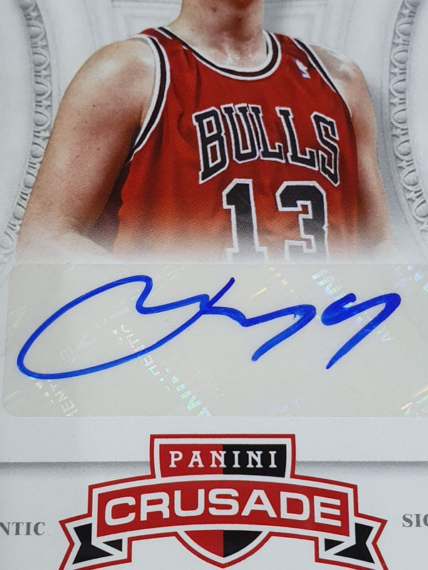 2012 Panini Crusade Luc Longley #83 AUTO Majestic Autograph - Rare