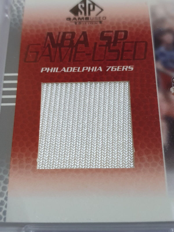 2003 SP Game Used Allen Iverson #PATCH Game Worn Jersey - PSA 9 (POP 2)