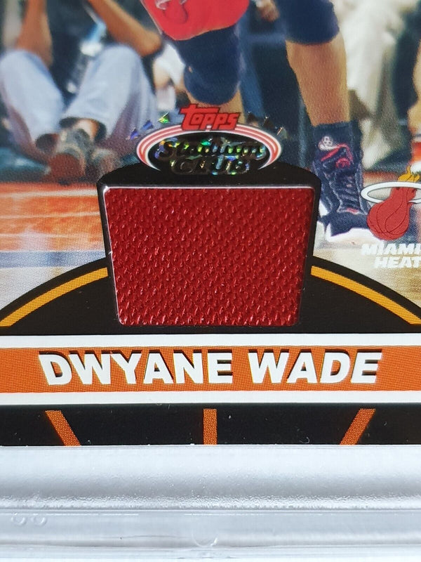 2007 Stadium Club Dwyane Wade #PATCH Beam Team Game Worn Jersey - Rare