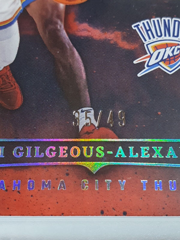 2022 Origins Shai Gilgeous-Alexander #PATCH RED /49 Game Worn Jersey - Rare