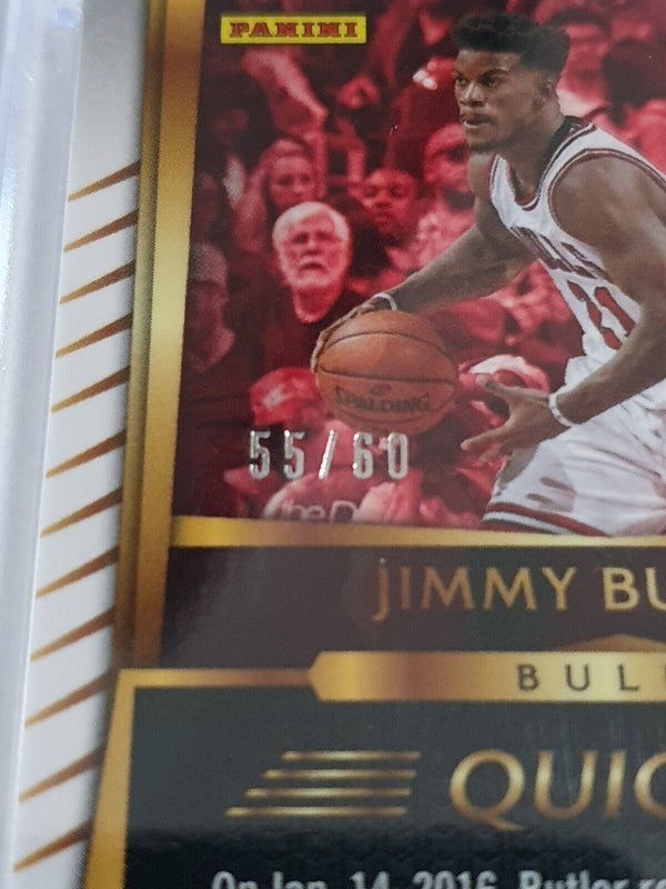 2016 Panini Select Jimmy Butler #PATCH ORANGE /60 Prizm Game Worn Jersey - Rare