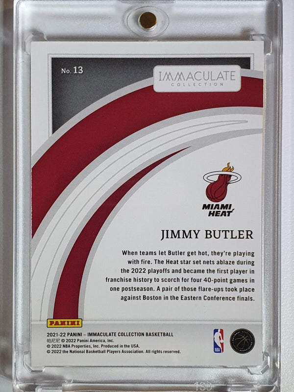 2021 Panini Immaculate Collection Jimmy Butler #13 GOLD /10  - Ready to Grade