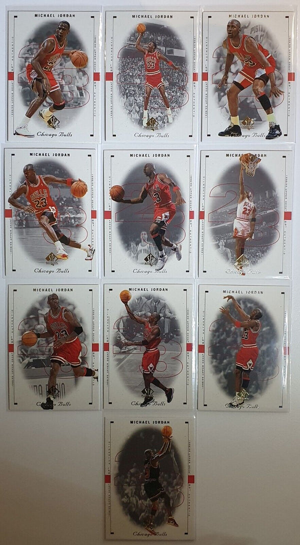 1998 Upper Deck Michael Jordan COMPLETE SET OF 10 SP Authentic - Ready to Grade