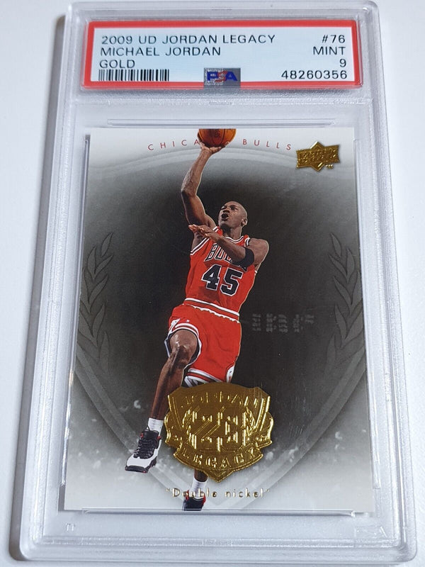 2009 UD Jordan Legacy Michael Jordan #60 GOLD - PSA 9 (POP 17)