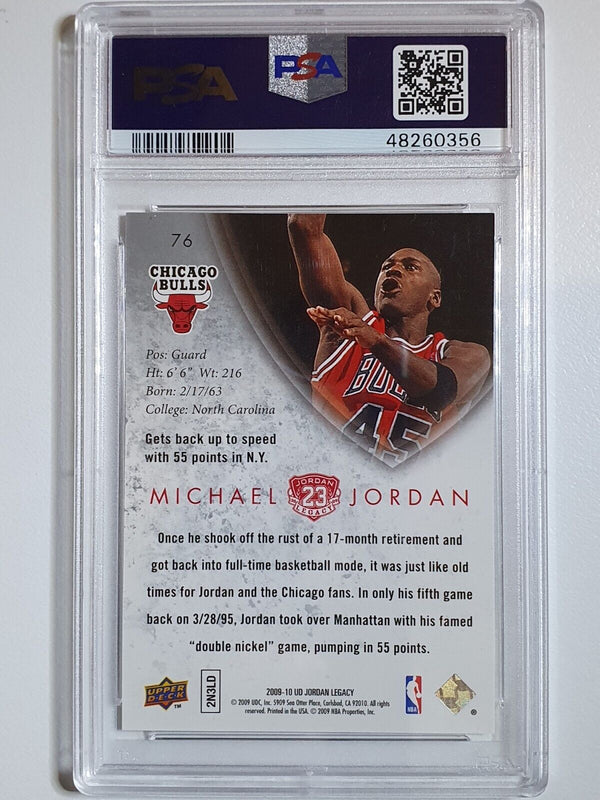 2009 UD Jordan Legacy Michael Jordan #60 GOLD - PSA 9 (POP 17)