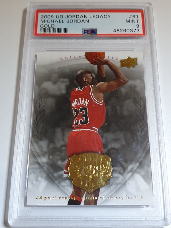 2009 UD Jordan Legacy Michael Jordan #62 GOLD - PSA 9 (POP 13)